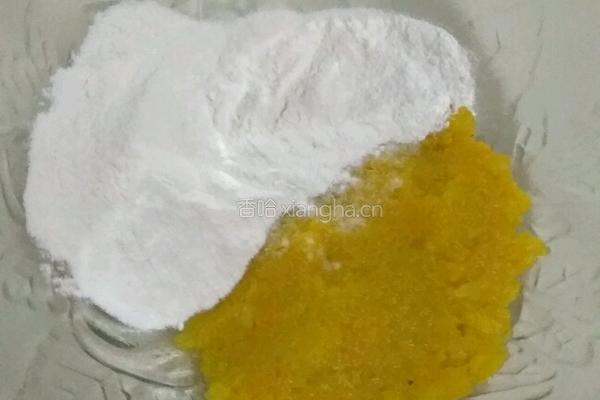 南瓜糯米饼的做法图解2