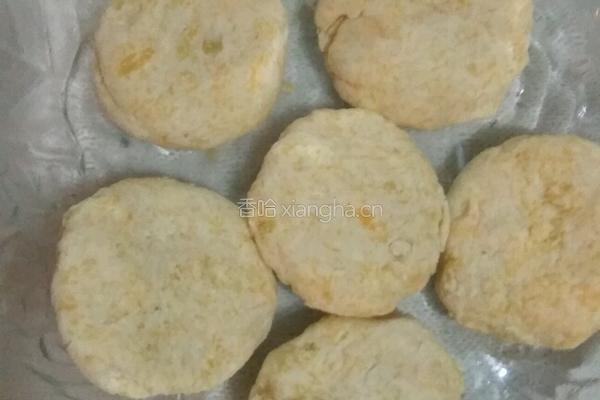南瓜糯米饼的做法图解4
