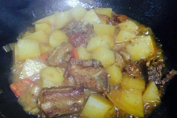 红烧土豆排骨的做法图解7