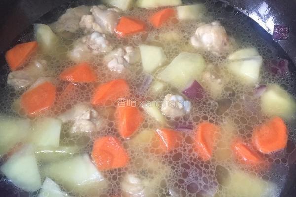 咖喱鸡腿饭的做法图解6
