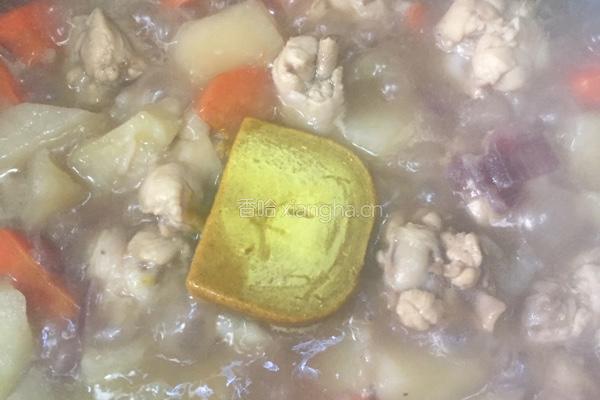 咖喱鸡腿饭的做法图解7