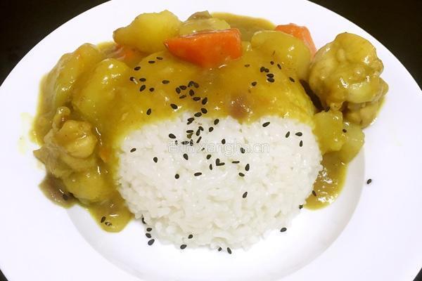 咖喱鸡腿饭的做法图解8
