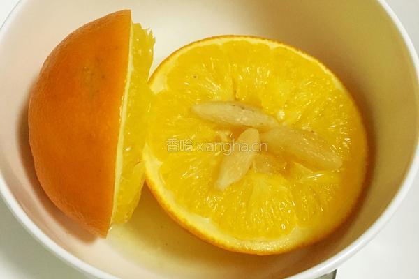 食盐蒸橙盅的做法图解5