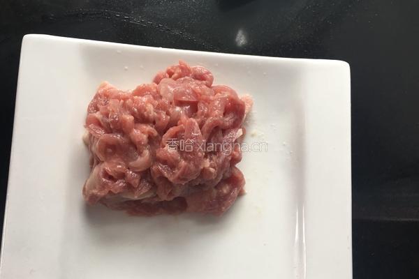 雪里蕻肉丝的做法图解2