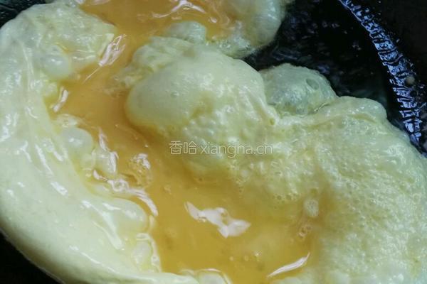 小白菜炒鸡蛋的做法图解5