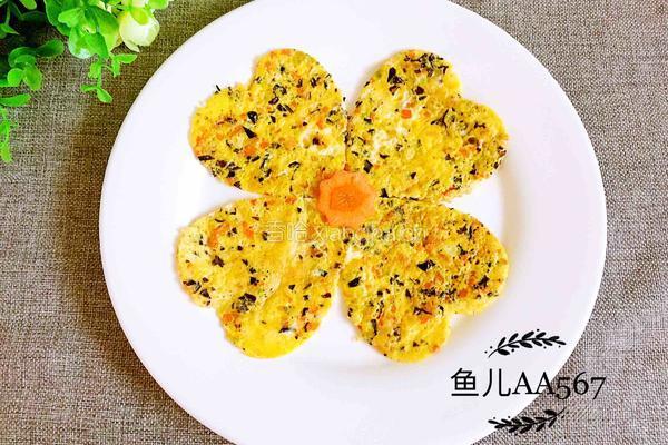 胡萝卜木耳鸡蛋饼的做法图解9