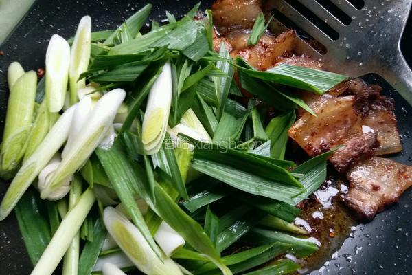 香蒜回锅肉的做法图解9