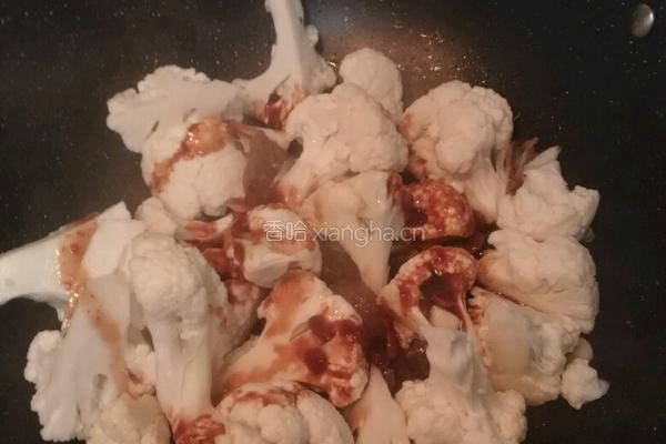 花菜红烧肉皮的做法图解5