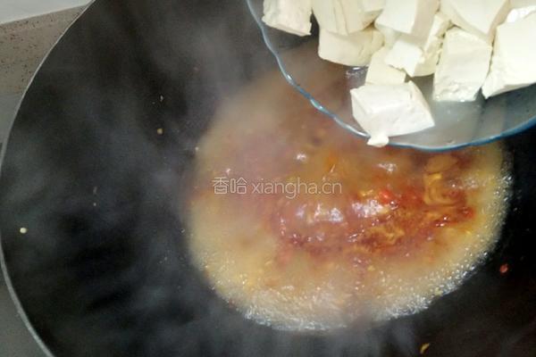 老干妈烧豆腐的做法图解8