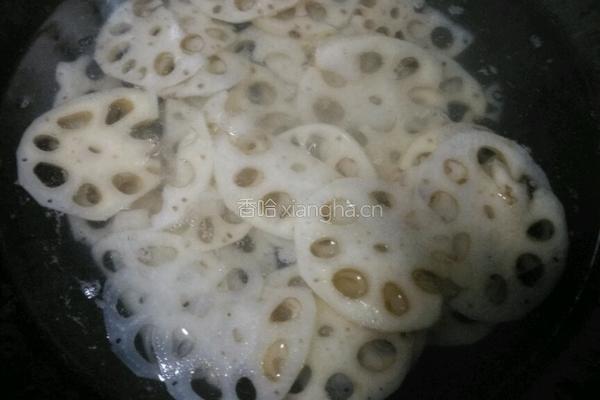 凉拌莲菜的做法图解2