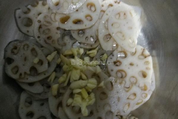 凉拌莲菜的做法图解4