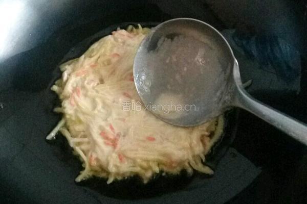 香煎土豆丝饼的做法图解8
