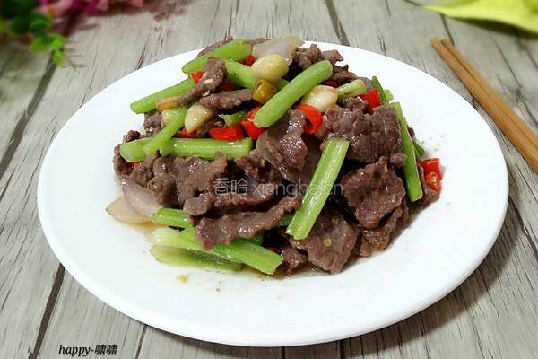 小炒牛肉的做法图解10