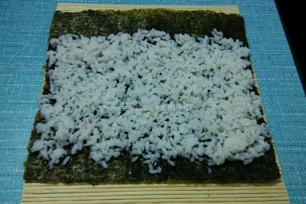 肉松火腿寿司的做法图解4