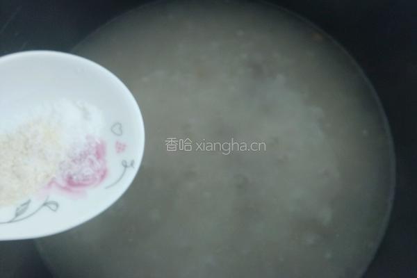 鱿鱼西兰花瘦肉粥的做法图解9