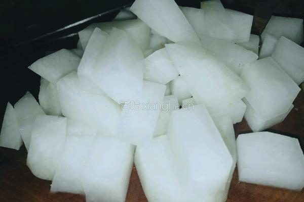 花甲肉萝卜汤的做法图解4