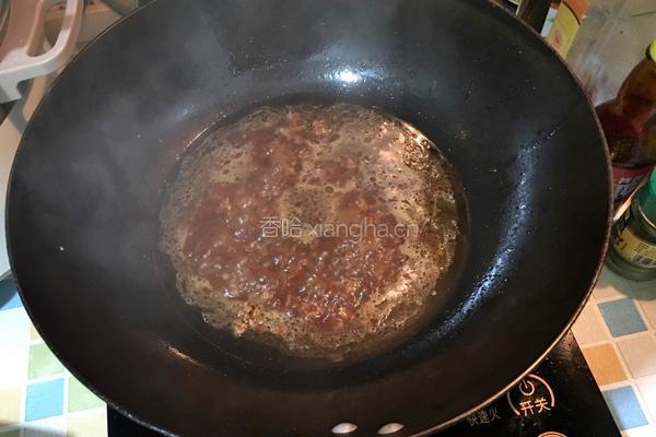 黄豆酱肉末烧豆腐的做法图解5