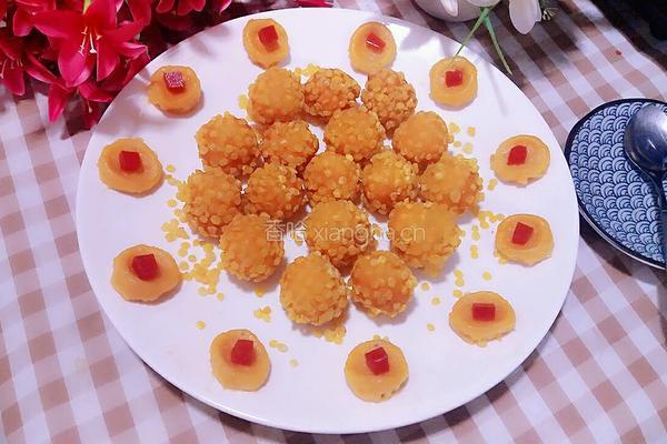 年夜饭_玉米地瓜球的做法图解13