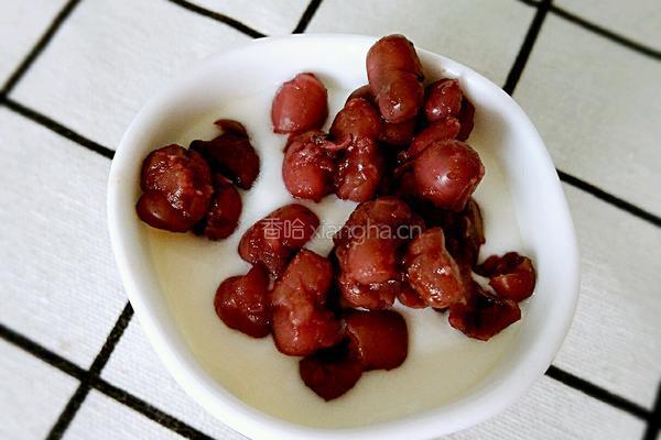 蜜豆酸奶的做法图解3