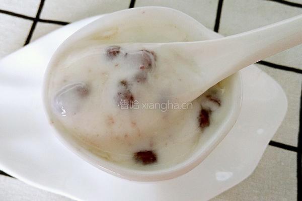 蜜豆酸奶的做法图解5