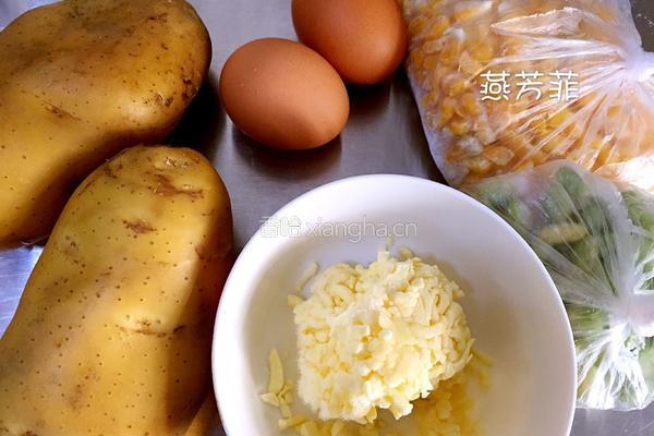 芝士培根烤土豆的做法图解1