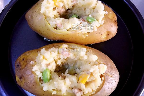 芝士培根烤土豆的做法图解8