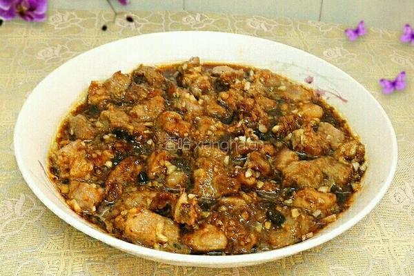 豆豉蒸排骨的做法图解4
