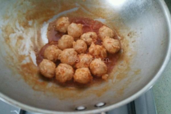 茄汁鸡肉丸的做法图解8