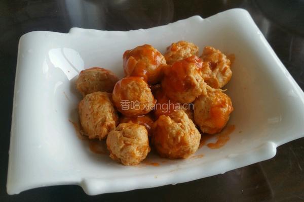 茄汁鸡肉丸的做法图解9
