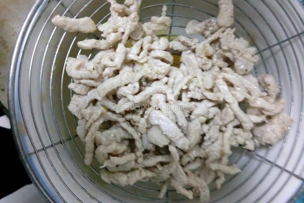 蒜苔炒肉丝的做法图解5