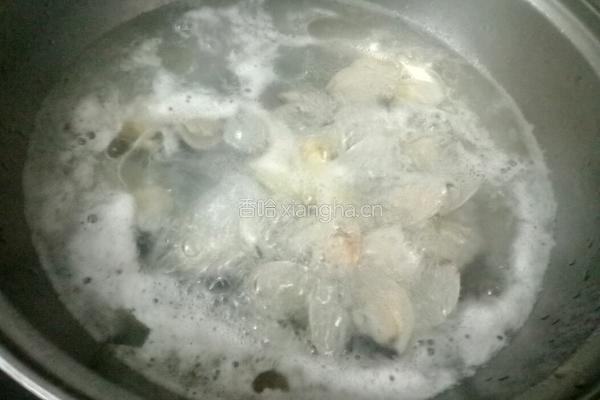 车螺芥菜汤的做法图解6