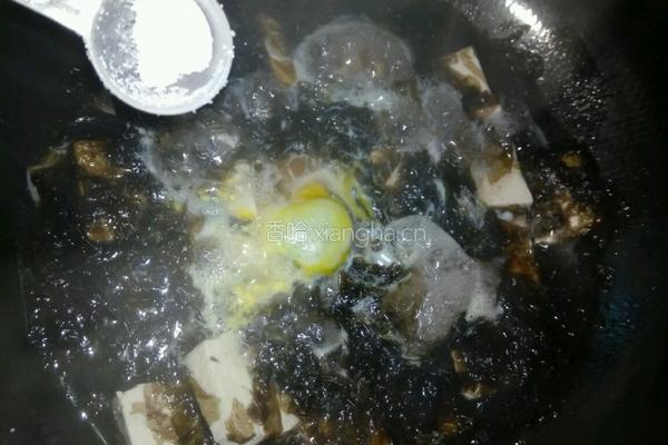 老豆腐紫菜蛋花湯的做法图解5