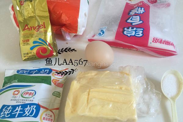 牛油砂糖面包的做法图解1