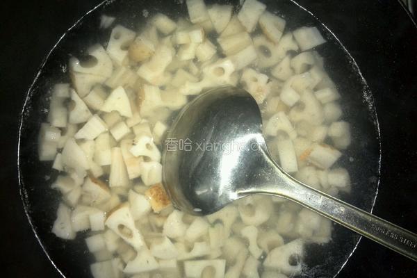 糖醋藕丁的做法图解3