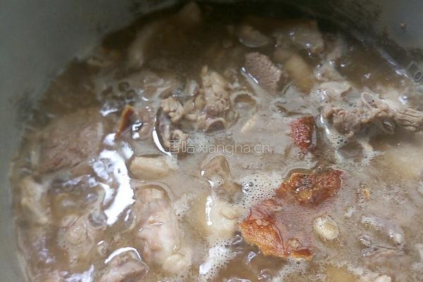 冬瓜白菜炖鸭肉的做法图解2
