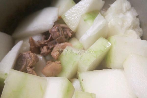 冬瓜白菜炖鸭肉的做法图解5