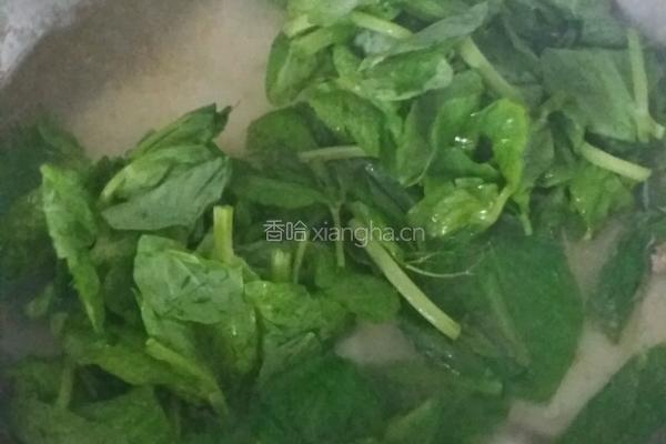 豆尖煮饵块的做法图解6