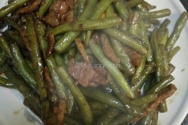 肉焖豆角的做法图解8