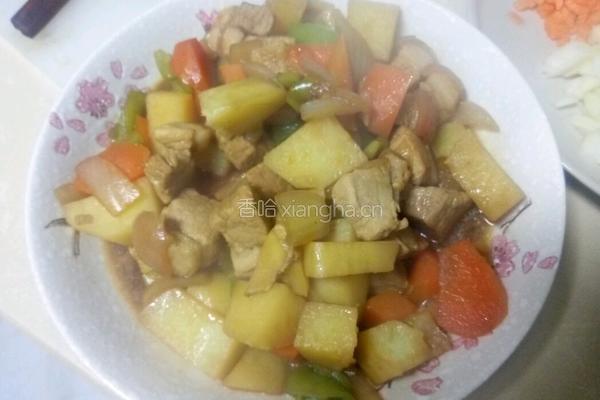 土豆烧肉的做法图解7