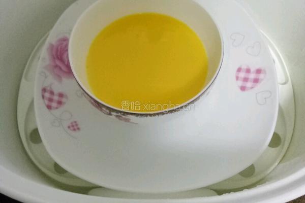 宝宝辅食虾滑蒸蛋的做法图解5