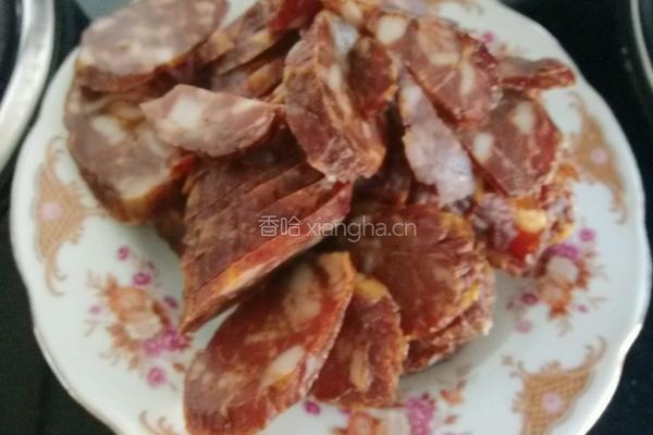 焖腊肠饭的做法图解4