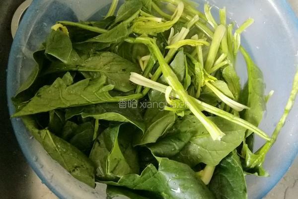 菠菜粉儿的做法图解1