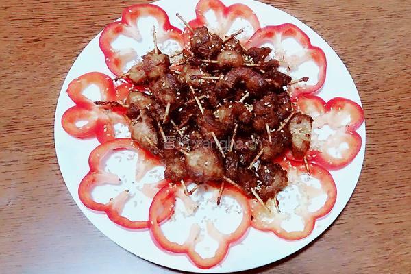 年夜饭#牙签肉#的做法图解1