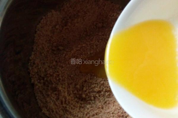 巧克力布丁挞的做法图解2