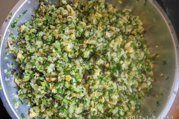 韭菜素馅饼的做法图解11