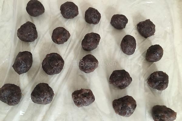 红豆糯米圆子的做法图解3