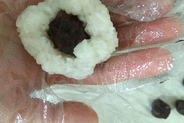 红豆糯米圆子的做法图解4