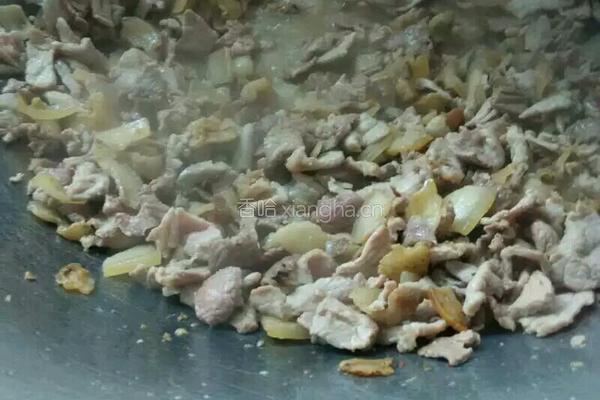青椒炒肉的做法图解4