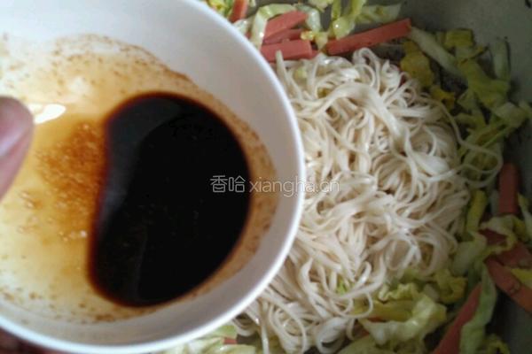 家常炒面的做法图解6