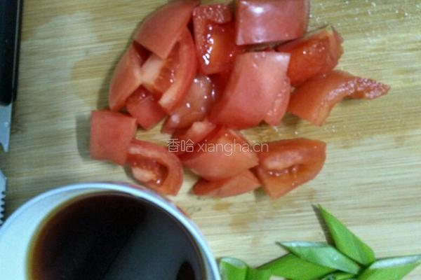 蚝油蕃茄菜花的做法图解2